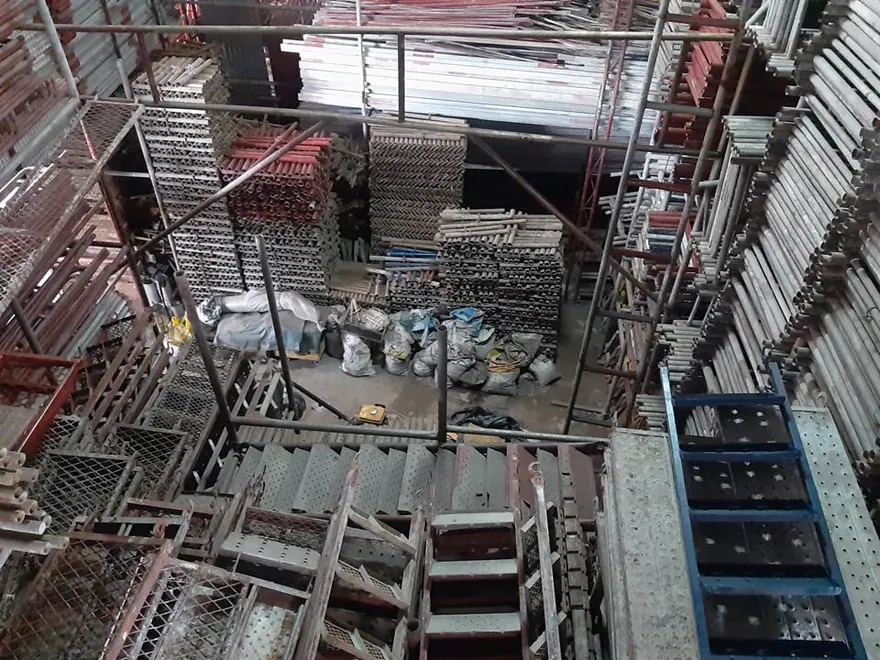 Formworks and scaffolding store, Dencons Makati warehouse